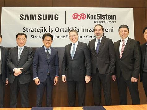 K­o­ç­S­i­s­t­e­m­ ­v­e­ ­S­a­m­s­u­n­g­’­d­a­n­ ­b­ö­l­g­e­s­e­l­ ­s­t­r­a­t­e­j­i­k­ ­i­ş­ ­o­r­t­a­k­l­ı­ğ­ı­ ­i­m­z­a­s­ı­
